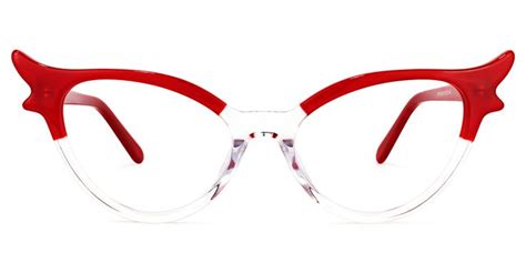 Judy Cat Eye Red Glasses Zeelool Optical Red Glasses Glasses