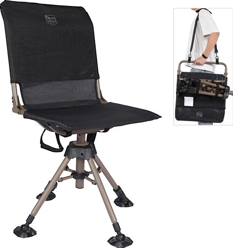 Timber Ridge Degree Swivel Hunting Chairs For Blinds Heavy Duty