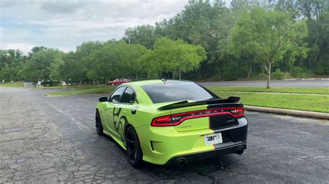 Green And Black Charger Hellcat Youtube