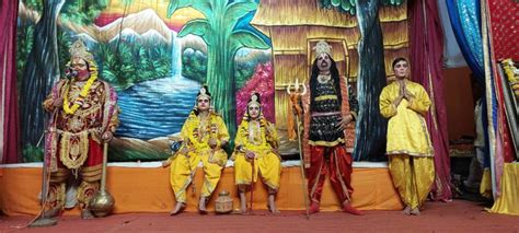 Hanuman Ji Reached Lanka In The Ongoing Ramlila In Vrindavan राम काज बिन मोहे कहां विश्राम