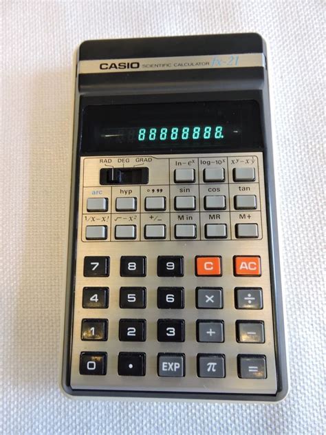 Vintage Casio Fx 21 Scientific Calculator Casio Enfance Souvenirs D