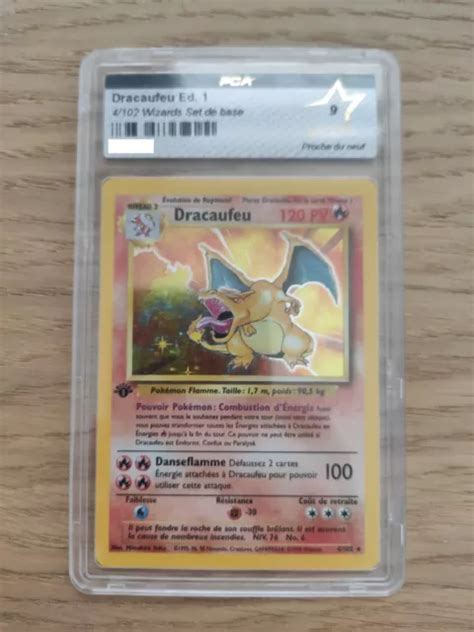 Pokemon French St Edition Base Set Dracaufeu Charizard Holo