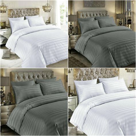 400tc Duvet Cover Set 100 Egyptian Cotton Double Super King Size Bedd