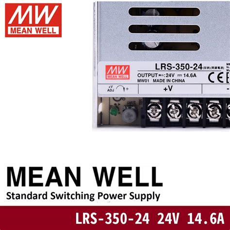Mean Well LRS-350-24 85-264V AC To DC 24V 14.6A 350W Single Output ...