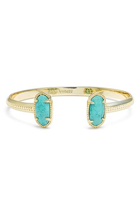 Kendra Scott Elton Station Cuff Bracelet Nordstrom Turquoise