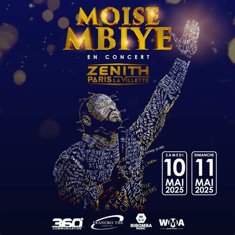 Concert Moise Mbiye Paris 2025 Billets Prix et Réservations