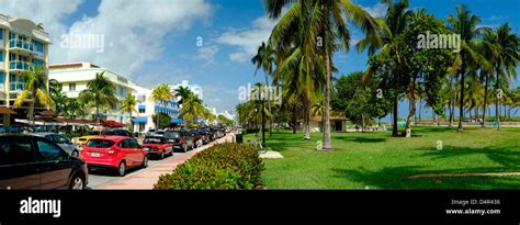 Art Deco Hotels, Ocean Drive, Miami, Florida, USA Stock Photo - Alamy