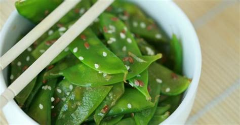 Salade de pois mange tout à l asiatique salade minceur Fourchette et