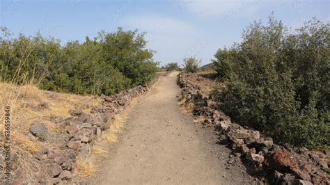 Kula Salihli Unesco Global Geopark Walking Path Through Black Volcanic