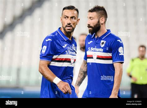 Turin Italy 26th July 2020 Fabio Quagliarella Of Sampdoria In