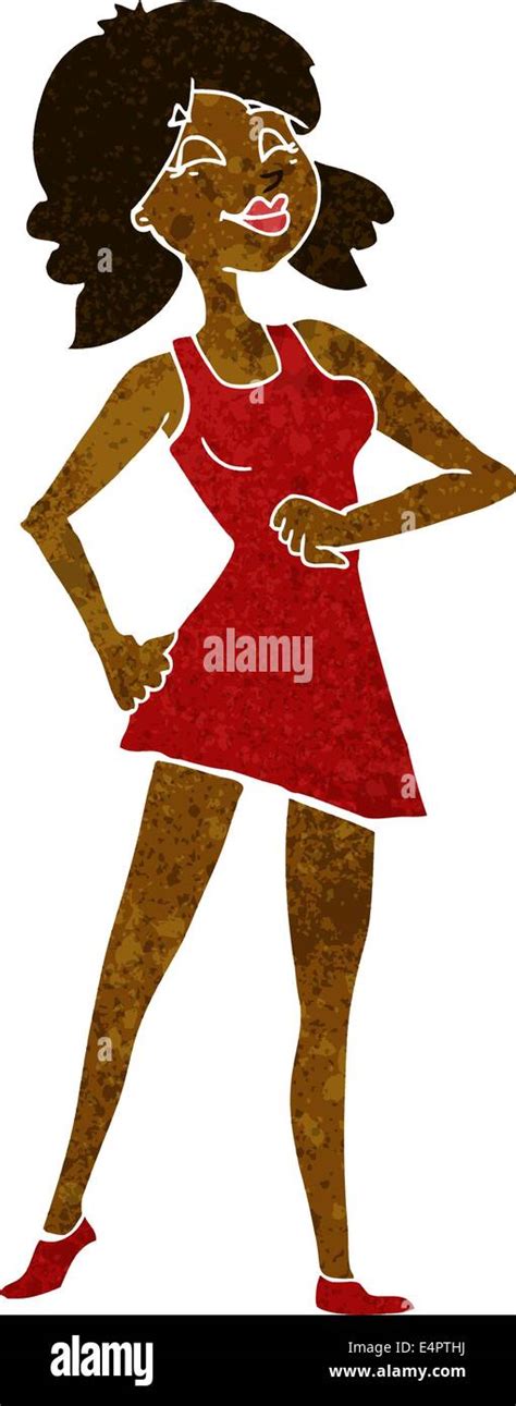 Cartoon Proud Woman Stock Vector Image And Art Alamy