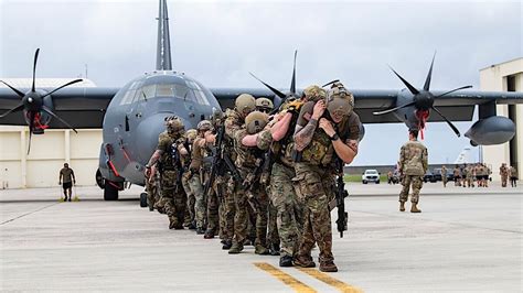 USAF Special Tactics Airmen Pull An MC 130J Commando II Over 490 Feet