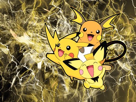 Pikachu And Raichu Wallpapers Top Free Pikachu And Raichu Backgrounds