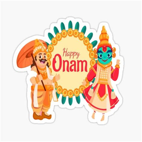 Happy Onam Sticker For Sale By Thegumpshop Redbubble