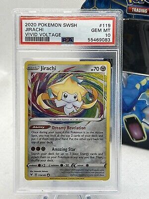 2020 Pokemon Vivid Voltage Jirachi Amazing Rare SWSH 119 PSA 10 Gem