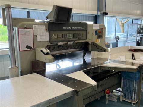 Polar 115 EMC Monitor Autotrim Paper Guillotine Used Machines Exapro