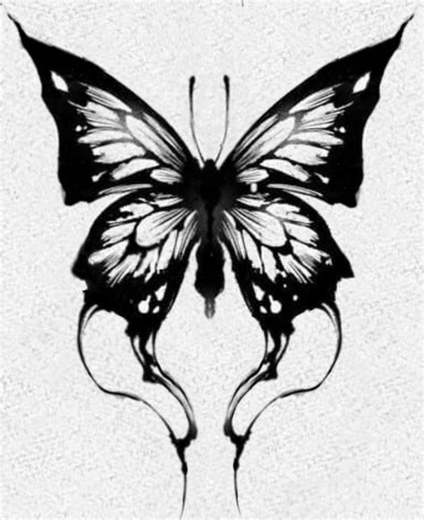 Emo Butterfly Black Butterfly Tattoo Butterfly Tattoo Stencil Butterfly Tattoo Designs