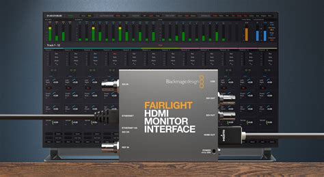 Blackmagic Design Announces New Fairlight Hdmi Monitor Interface