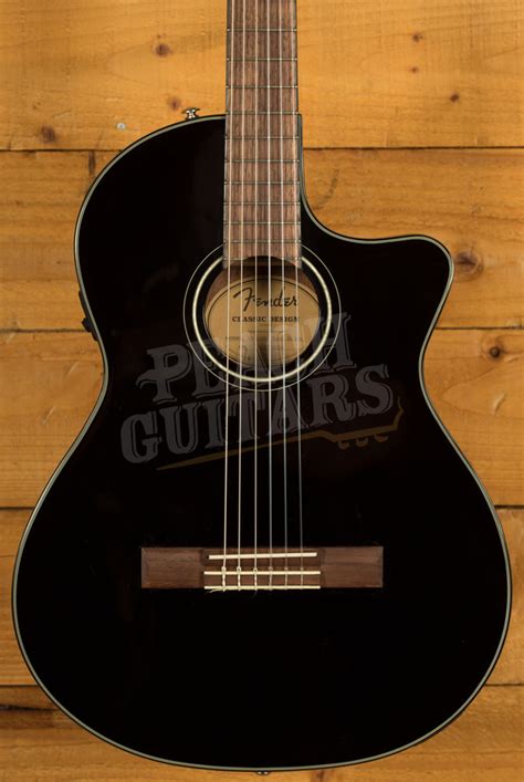 Fender Cn Sce Nylon Thinline Black