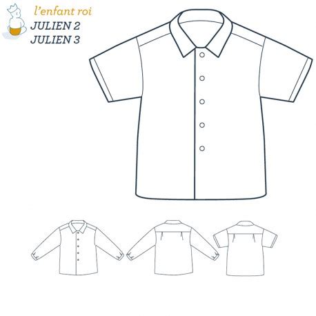 Patron L Enfant Roi Chemise Julien