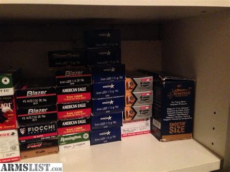 ARMSLIST - For Sale: 9mm & 5.56 Ammo - various brands