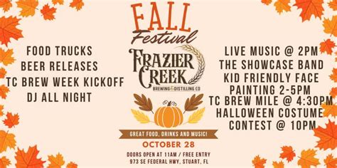 Frazier Creek Fall Festival Frazier Creek Brewing And Distilling Co