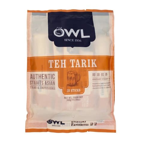 Owl Teh Tarik Milk Tea 20 Sticks X 17g 340g Shopee Philippines