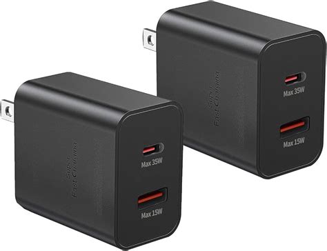 Cubo Cargador Con Cable Travel Adapter Con Puerto Usb Y Puerto Usb C De