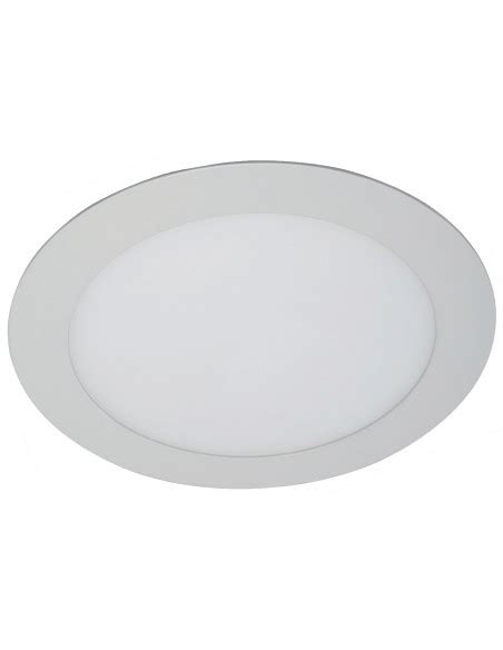 PANEL DOWNLIGHT 12W EMPOTRAR REDONDO PLATA 4000ºK