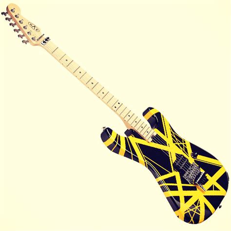 Evh Striped Series Black With Yellow Stripes Specifications