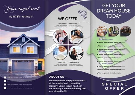 Real Estate Brochure Template Postermywall