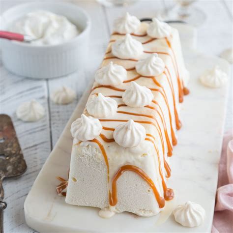 Vacherin facile vanille et caramel sans sorbetière Régilait