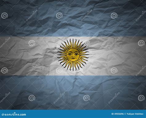 Grunge Background Argentina Flag Stock Illustration Illustration Of