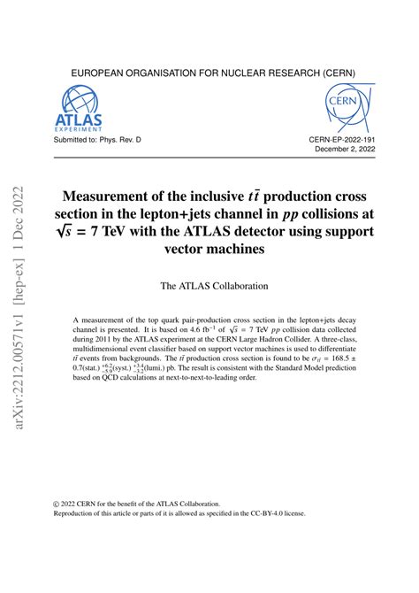 PDF Measurement Of The Inclusive T Bar T Production Cross Section