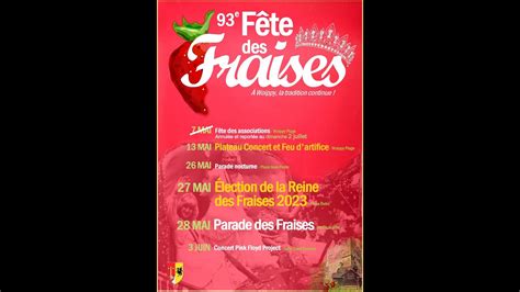 Défilé de la Fête des Fraises 2023 Woippy 57 YouTube