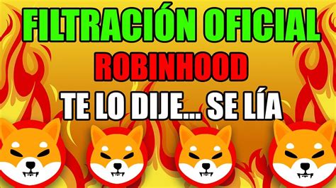 Shiba Inu ROBINHOOD ESTO Ha DICHO El CEO De SHIBA Sobre ROBINHOOD