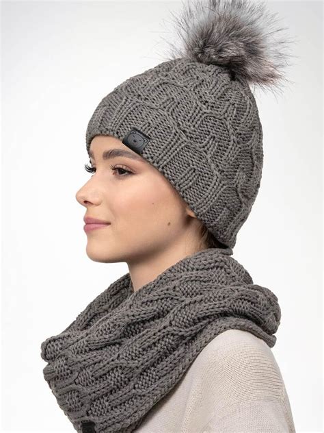 Ensemble Snood Bonnet Maribel Made In Ue Gris Kiabi