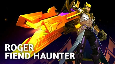 Roger Fiend Hunter Prime Skin Mobile Legends Bang Bang YouTube