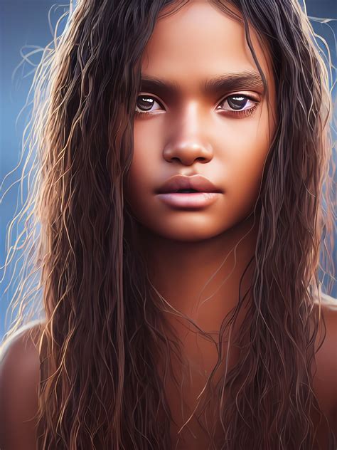 Girl Aboriginal Face - Free image on Pixabay