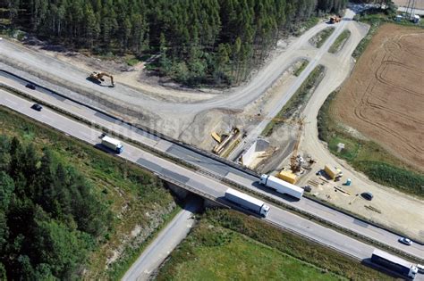 Luftaufnahme Pahnstangen Ausbau Arbeiten Und Baustellen An Der