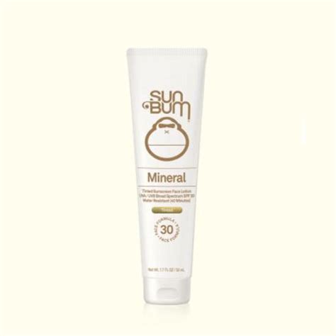 Sun Bum Mineral Spf 30 Tinted Suncreen Face Lotion Sunscreern