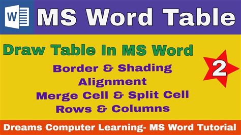 How To Draw Table Lines In Word Calendar Printable Templates