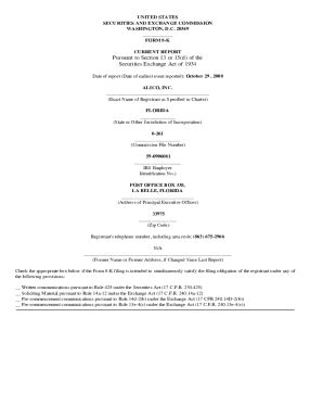 Fillable Online Pursuant To Section Or D Of The Securities