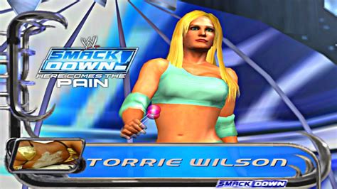 Wwe Game Torrie Wilson Hot Entrance Smack Down Here Comes The Pain