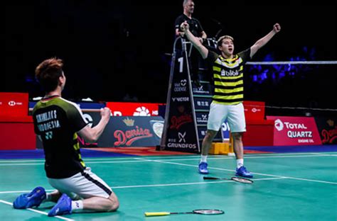 2018 Denmark Open Final Marcus Fernaldi Gideon Kevin Sanjaya