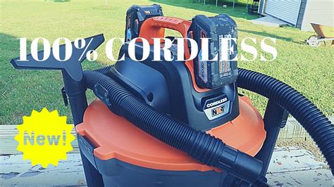 This Amazing Shop Vac Is 100 Cordless Ridgid 18v 9 Gallon Cordless