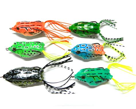 30pcs Big Frog Lure 6 Colors Fishing Lure Plastic Soft Frog Fishing