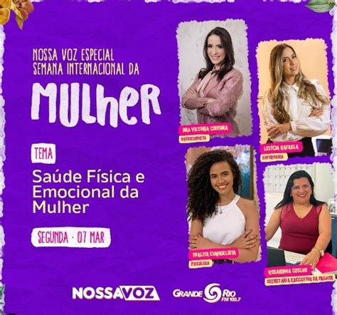 Nossa Voz Especial Semana Internacional Da Mulher Blog Nossa Voz