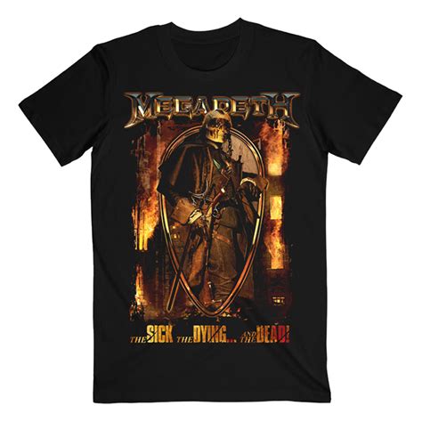 Megadeth The Sick The Dying And The Dead Vic Shield T Shirt