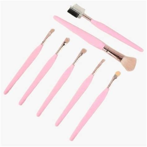 Generic Boite De 7 Pinceaux De Maquillage Pour Le Visage Et Les Yeux